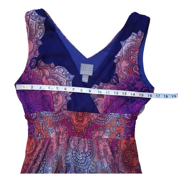 Rabbit Rabbit Rabbit Designs Dress, Sleeveless, flowy, sharkbite hem, fairy sz 8 - Picture 6 of 10